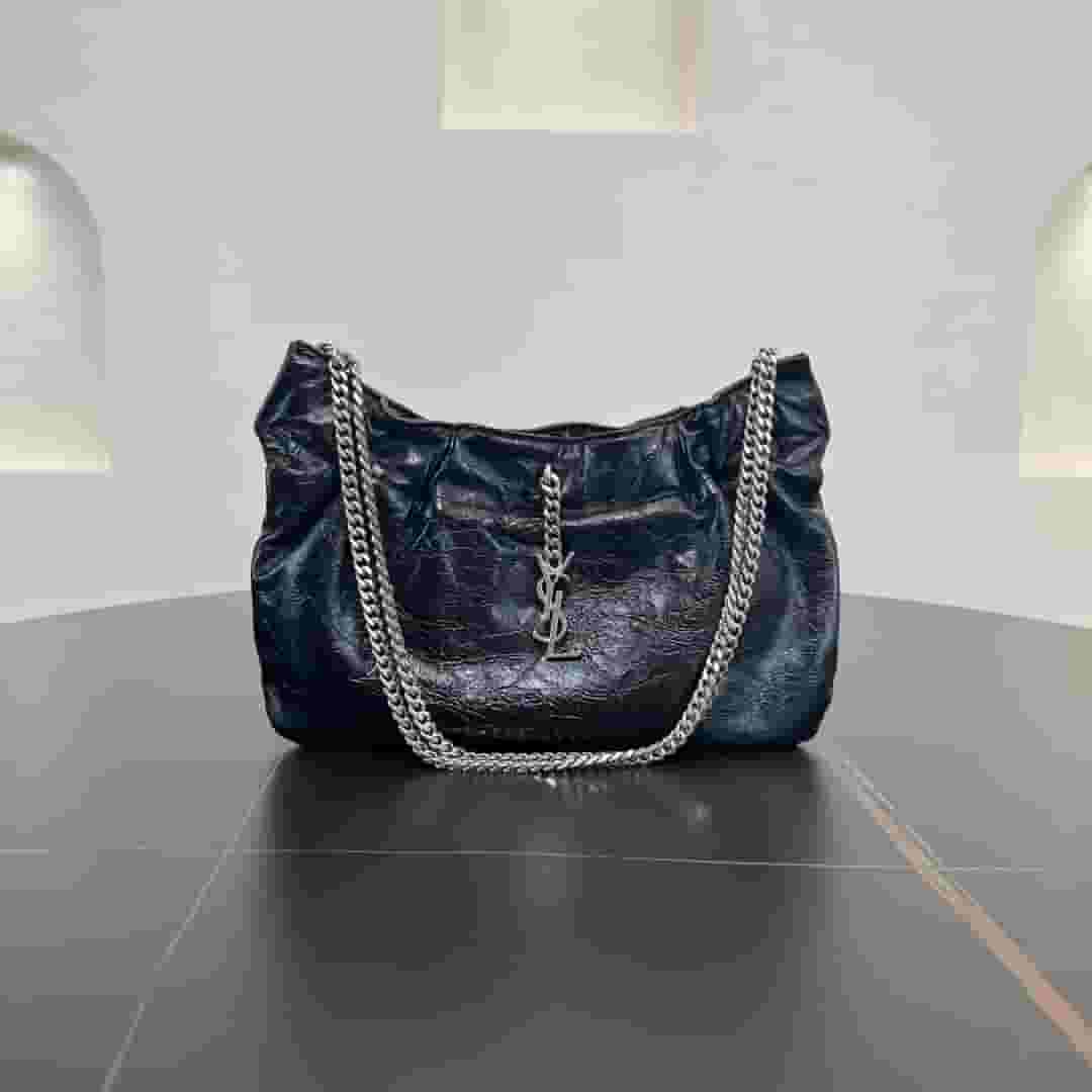 Yupoo Ysl Vintage Cloud Mini Leather Shoulder Black - Main Preview