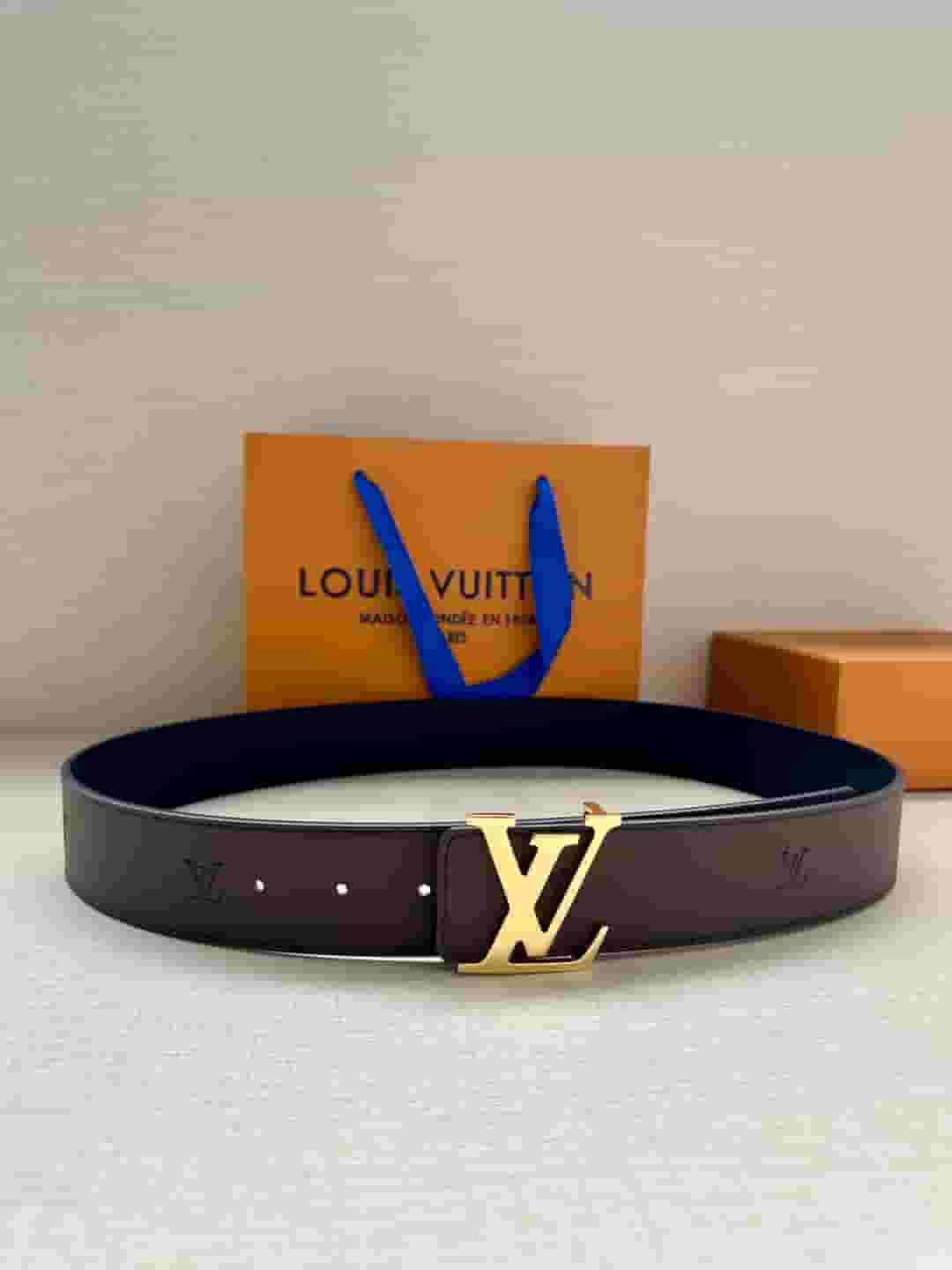 Lv Initiales Blason 40Mm Belt Yupoo Lv Belt Brown - Main Preview