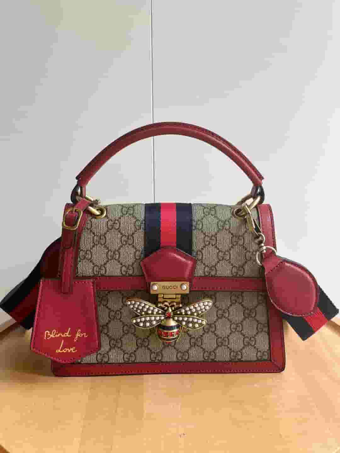 Yupoo Gucci Bags Bee Queen Margaret Handbag Red- 476541 - Main Preview
