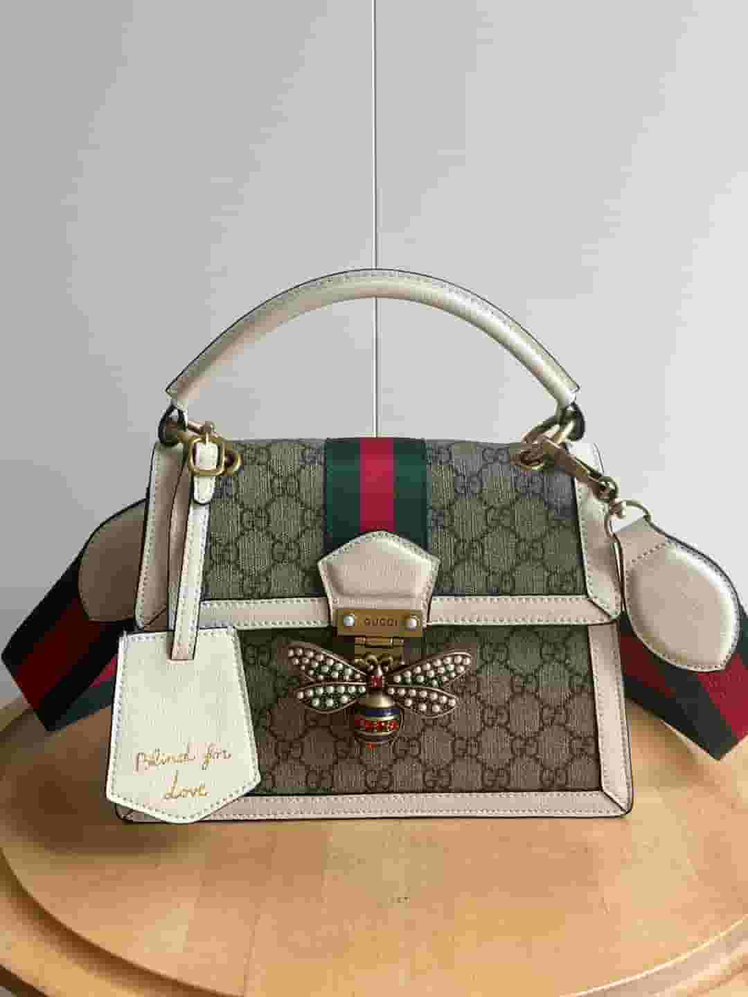 Yupoo Gucci Bags Bee Queen Margaret Handbag White - 476541 - Main Preview