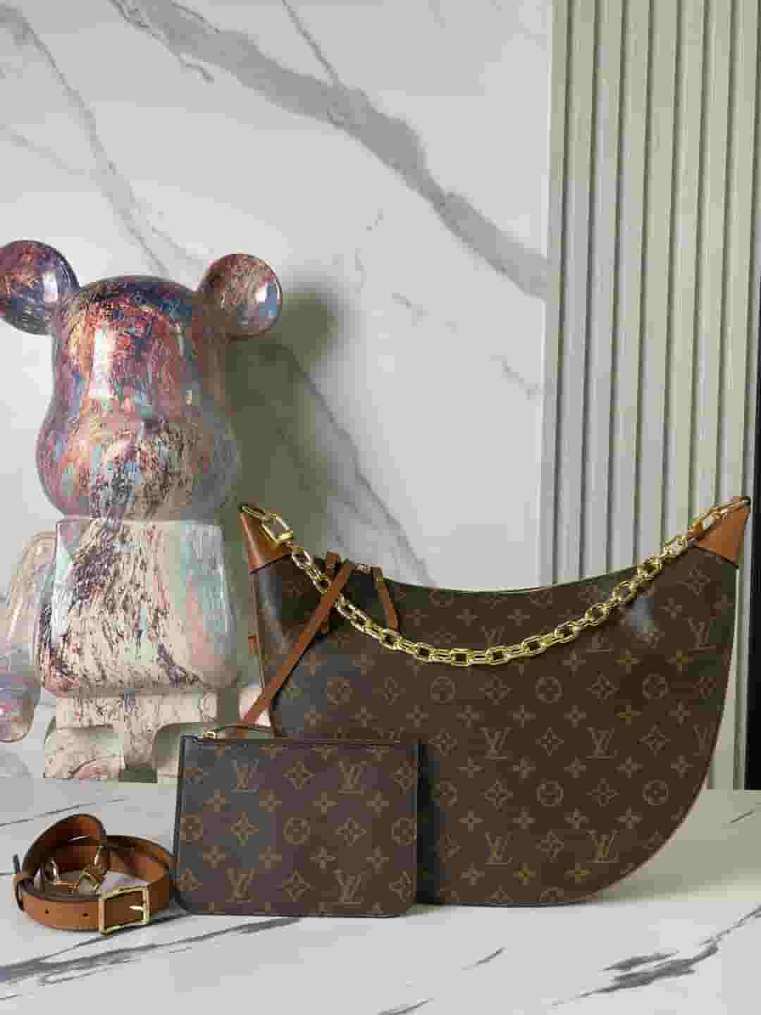 Yupoo bags: LV Marel Moon Bag - Vintage Monogram & Yellow Accents 🌙 - Main Preview