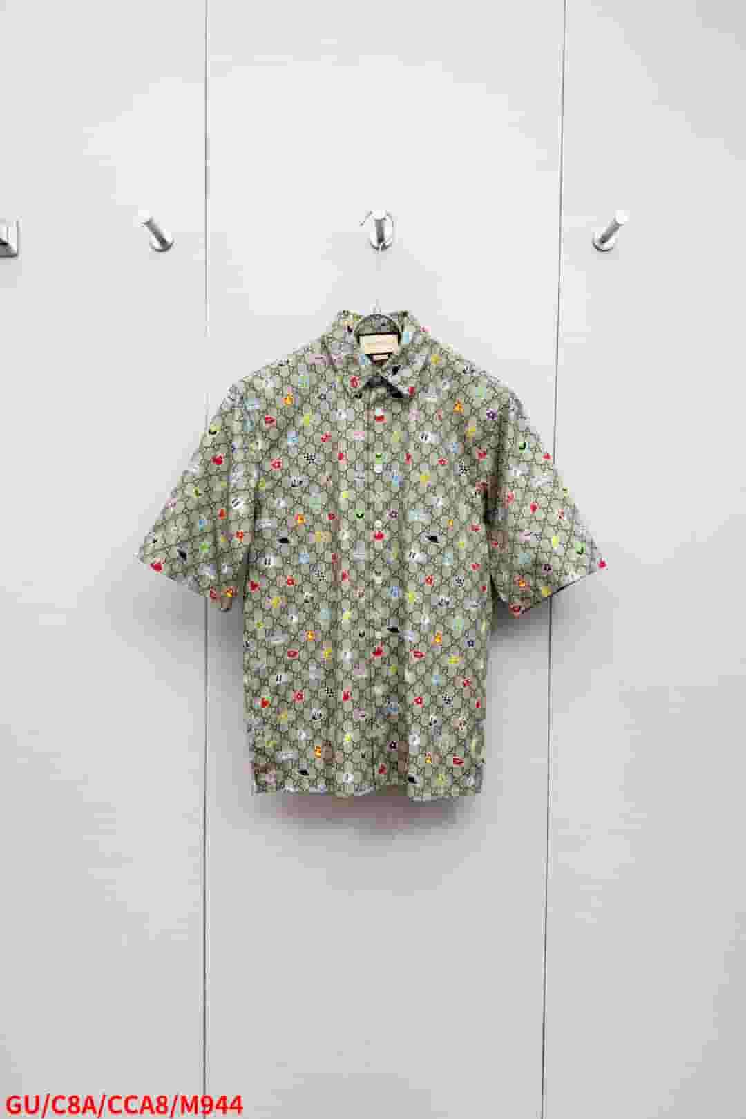 Gucci P230 M944 - 2024Ss Gg Print Shirt 👔 - Main Preview