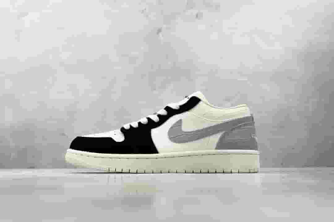 Yupoo Air Jordan 1 Low "White Grey Black"👟 - Main Preview