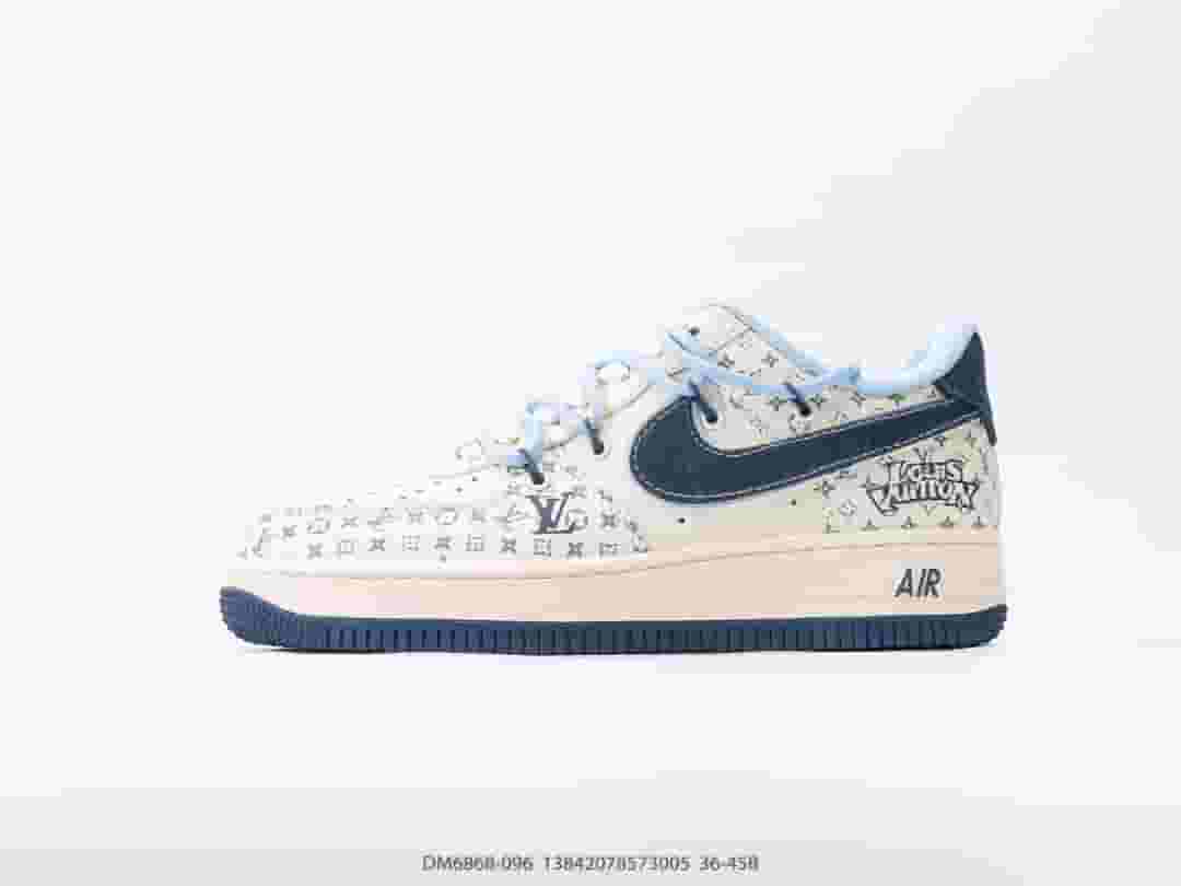 Yupoo Shoes: Nike Air Force 1 Low + LV - Iconic White Retro Sneakers - Main Preview