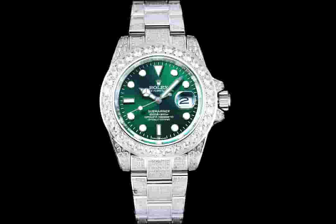 Yupoo Watch: Rolex Full Diamond Watch-904L Steel Case - Main Preview