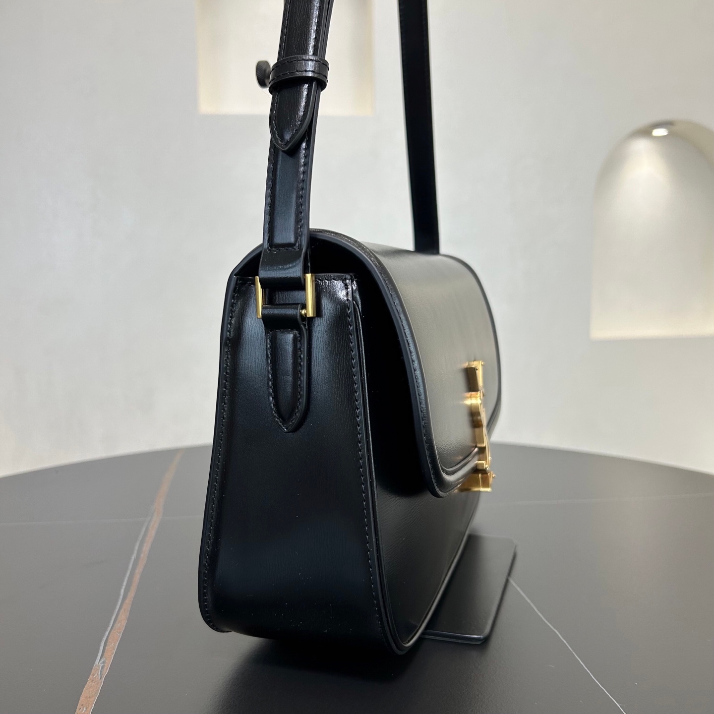 Yupoo  Saint Laurent Solferino Large Box Leather Black image 3