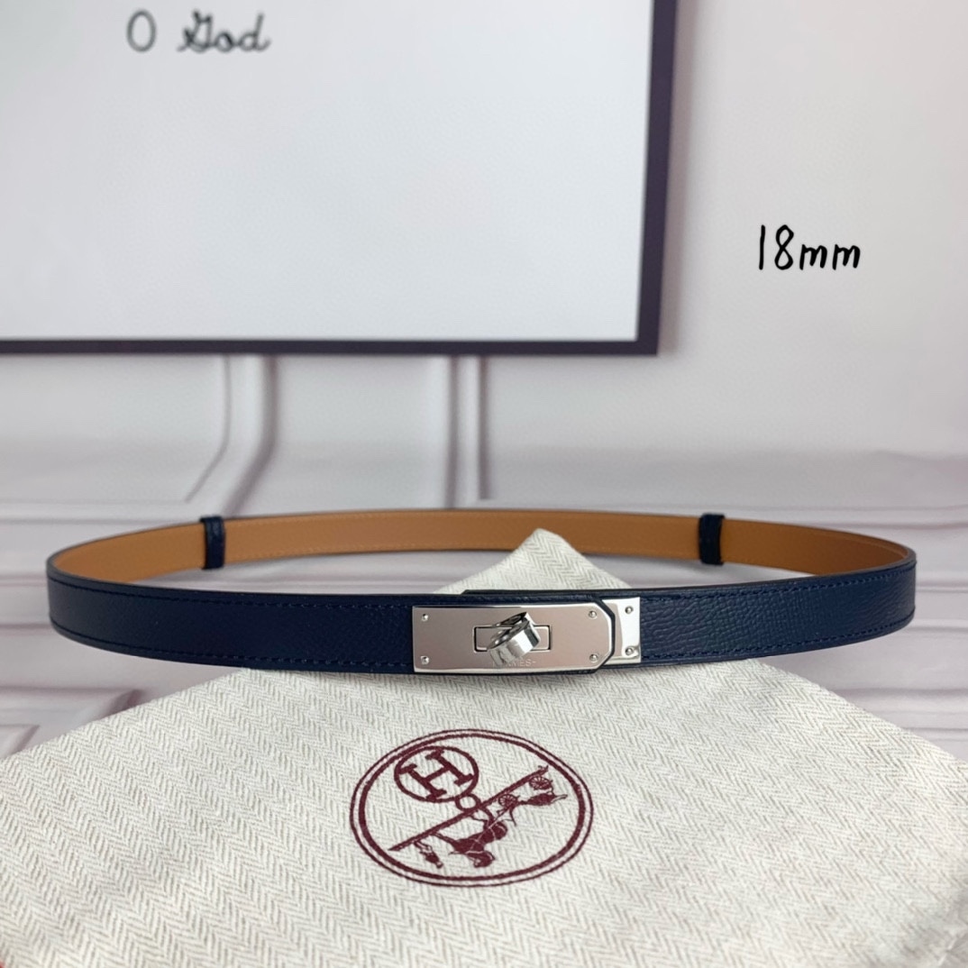 Yupoo Hermes Belt  Kelly 1.8Cm Reversible Belt image 3