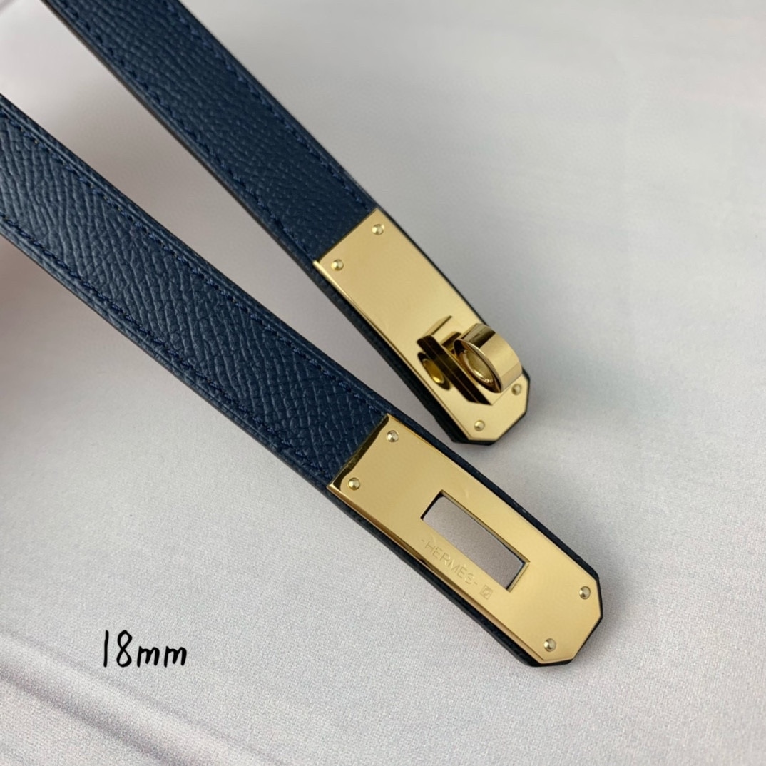 Yupoo Hermes Belt  Kelly 1.8Cm Reversible Belt image 7