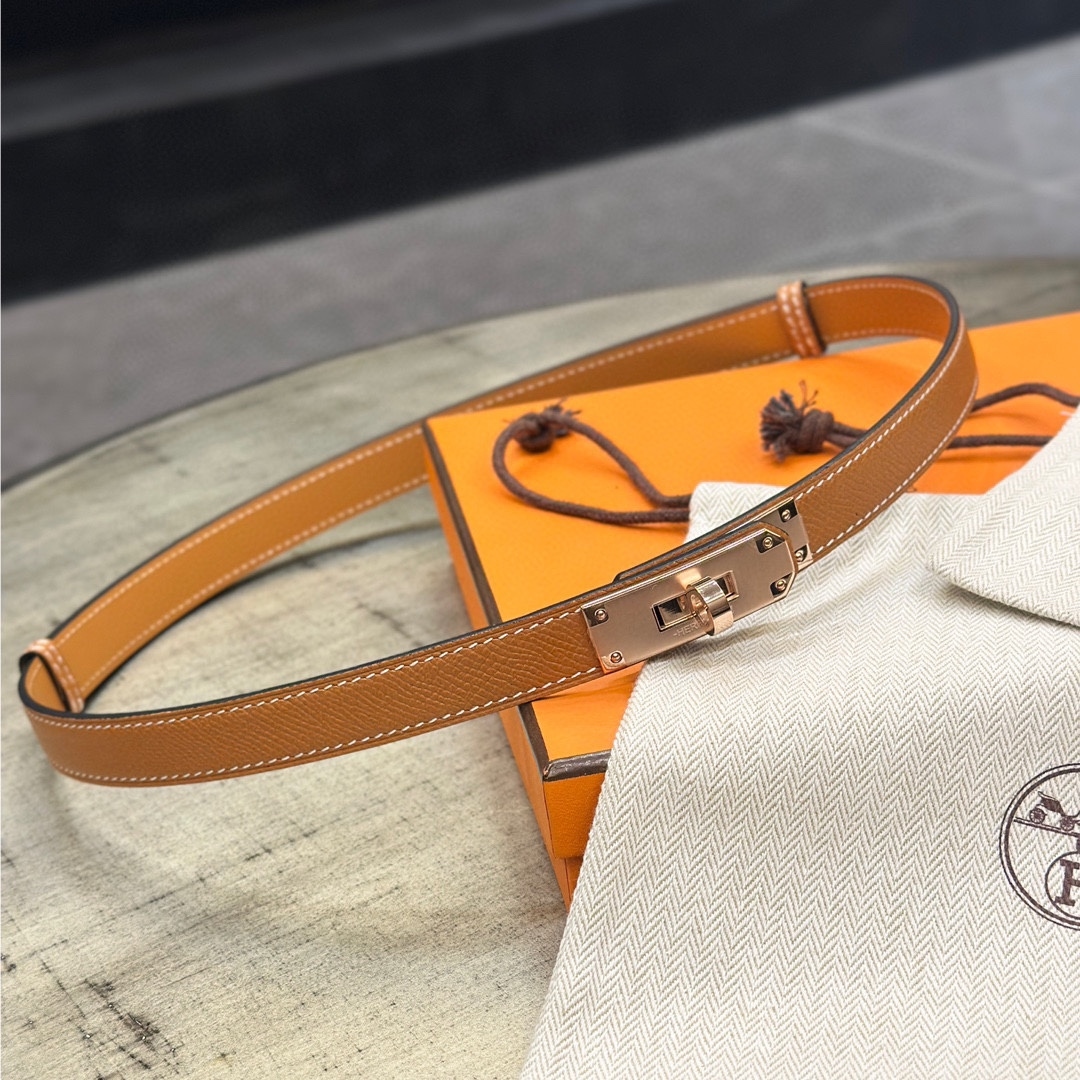 Yupoo HERMES Belt 1.8cm Width Women thin waist belt image 2