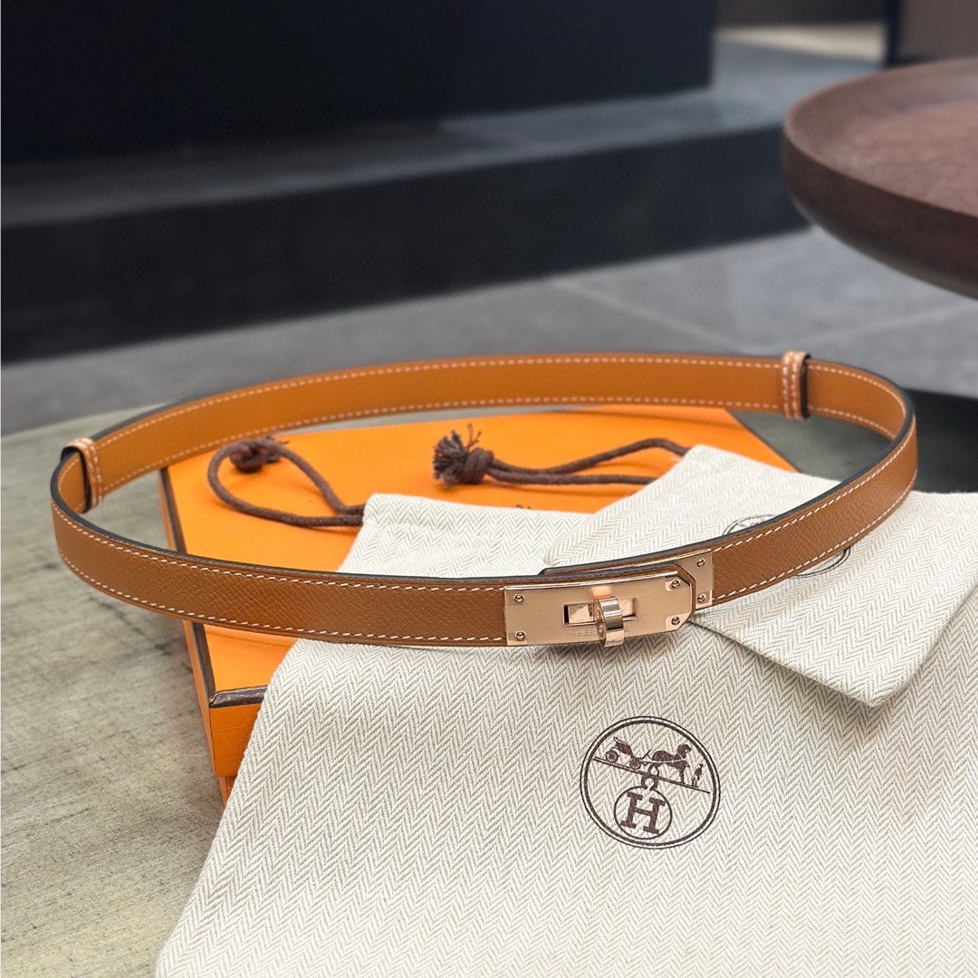 Yupoo HERMES Belt 1.8cm Width Women thin waist belt image 3
