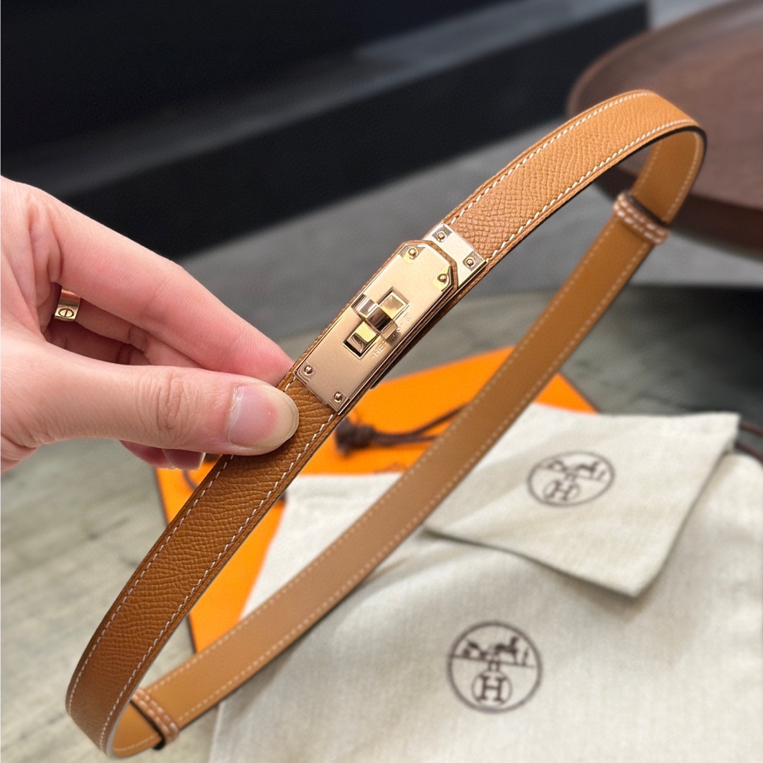 Yupoo HERMES Belt 1.8cm Width Women thin waist belt image 4