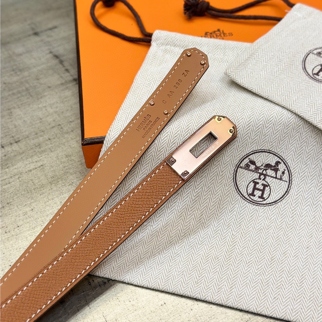 Yupoo HERMES Belt 1.8cm Width Women thin waist belt image 5