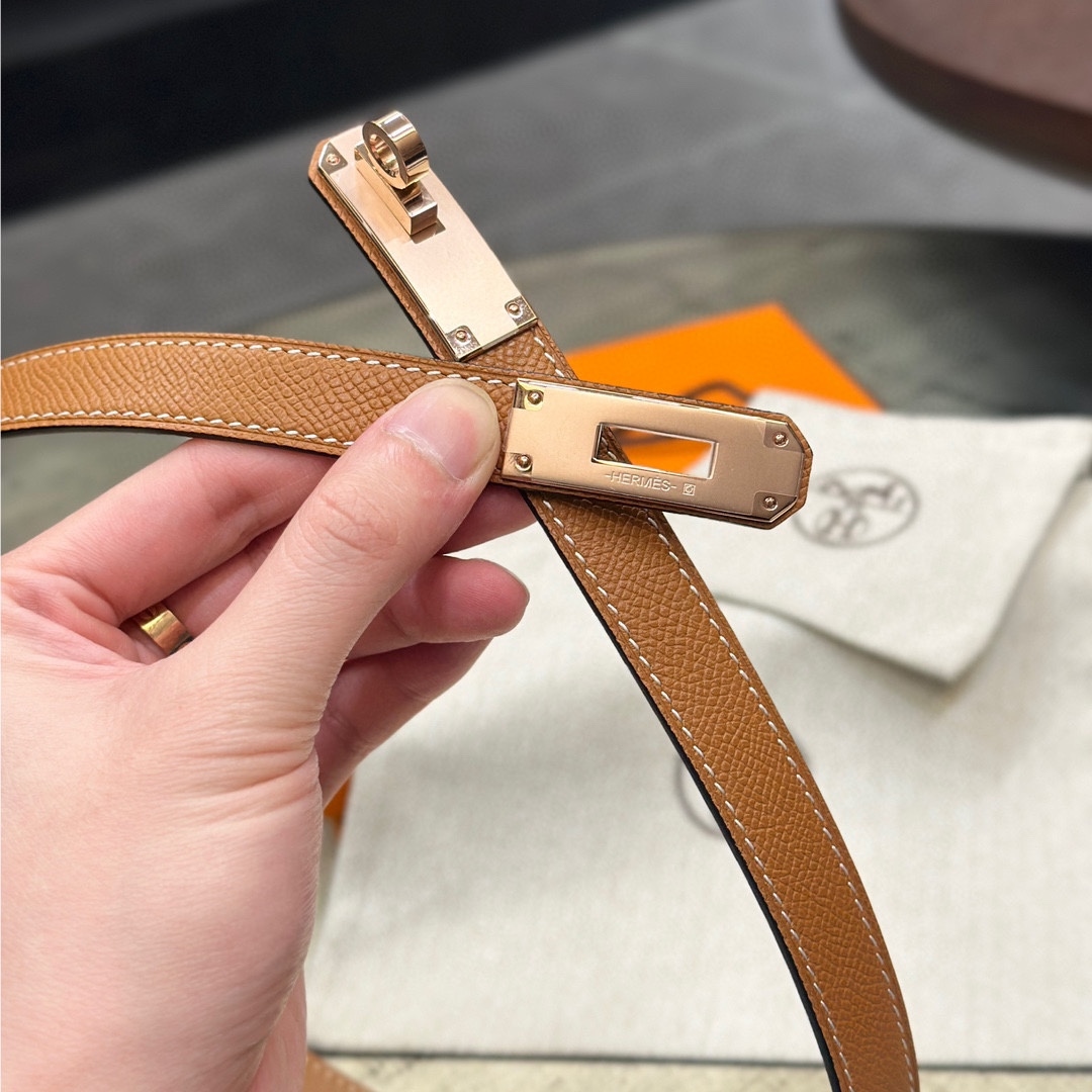 Yupoo HERMES Belt 1.8cm Width Women thin waist belt image 6