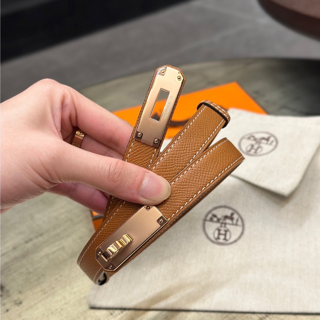 Yupoo HERMES Belt 1.8cm Width Women thin waist belt image 7