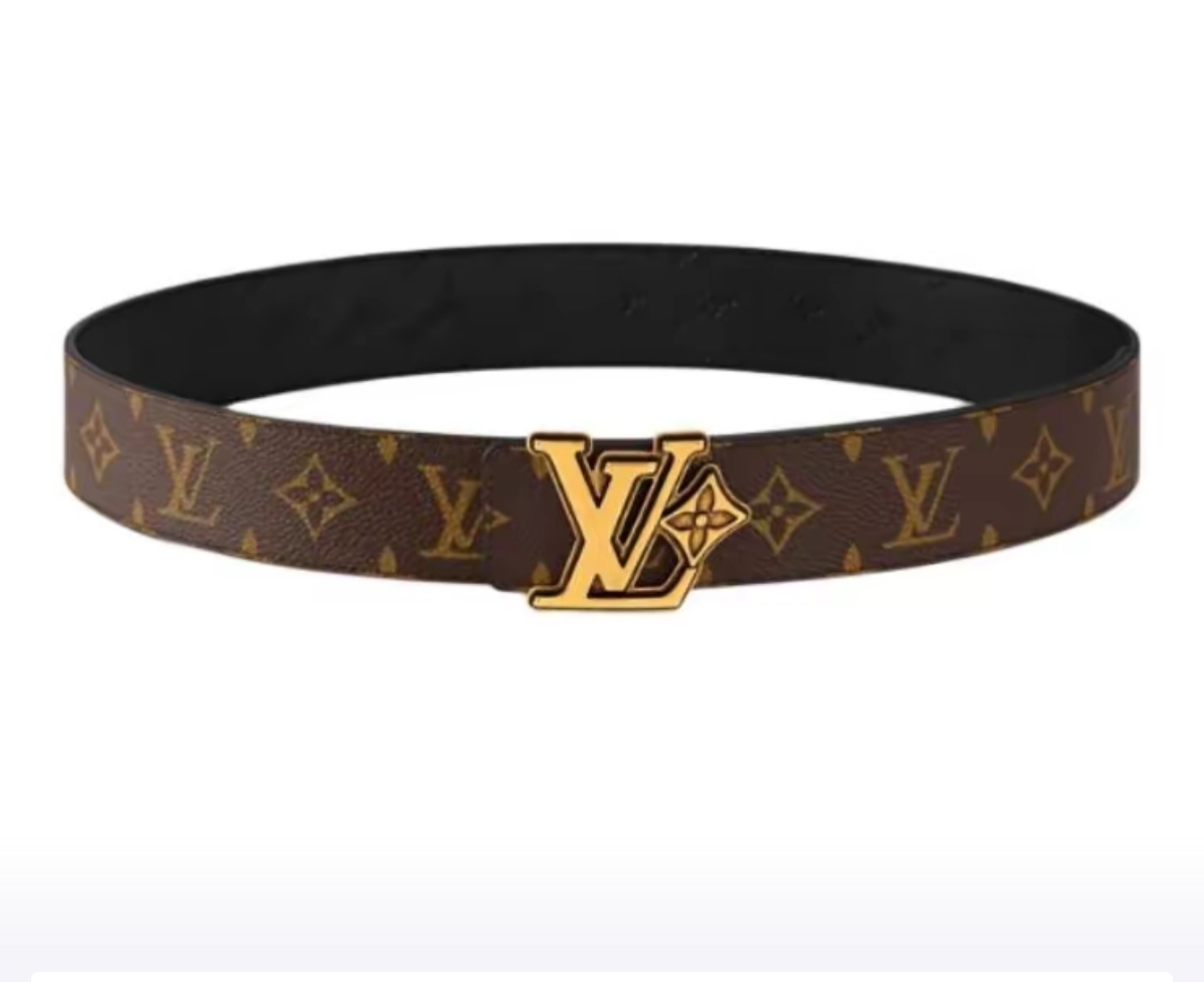 Lv Reversible Belt 40Mm Dual-Sided  Yupoo Lv Belt Brown image 1