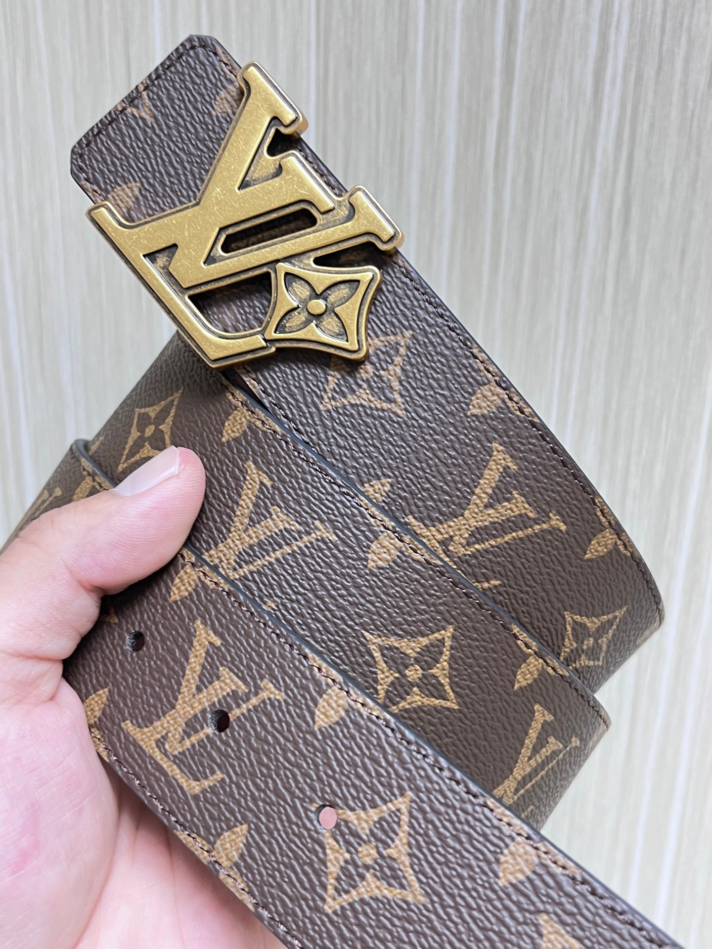 Lv Reversible Belt 40Mm Dual-Sided  Yupoo Lv Belt Brown image 2