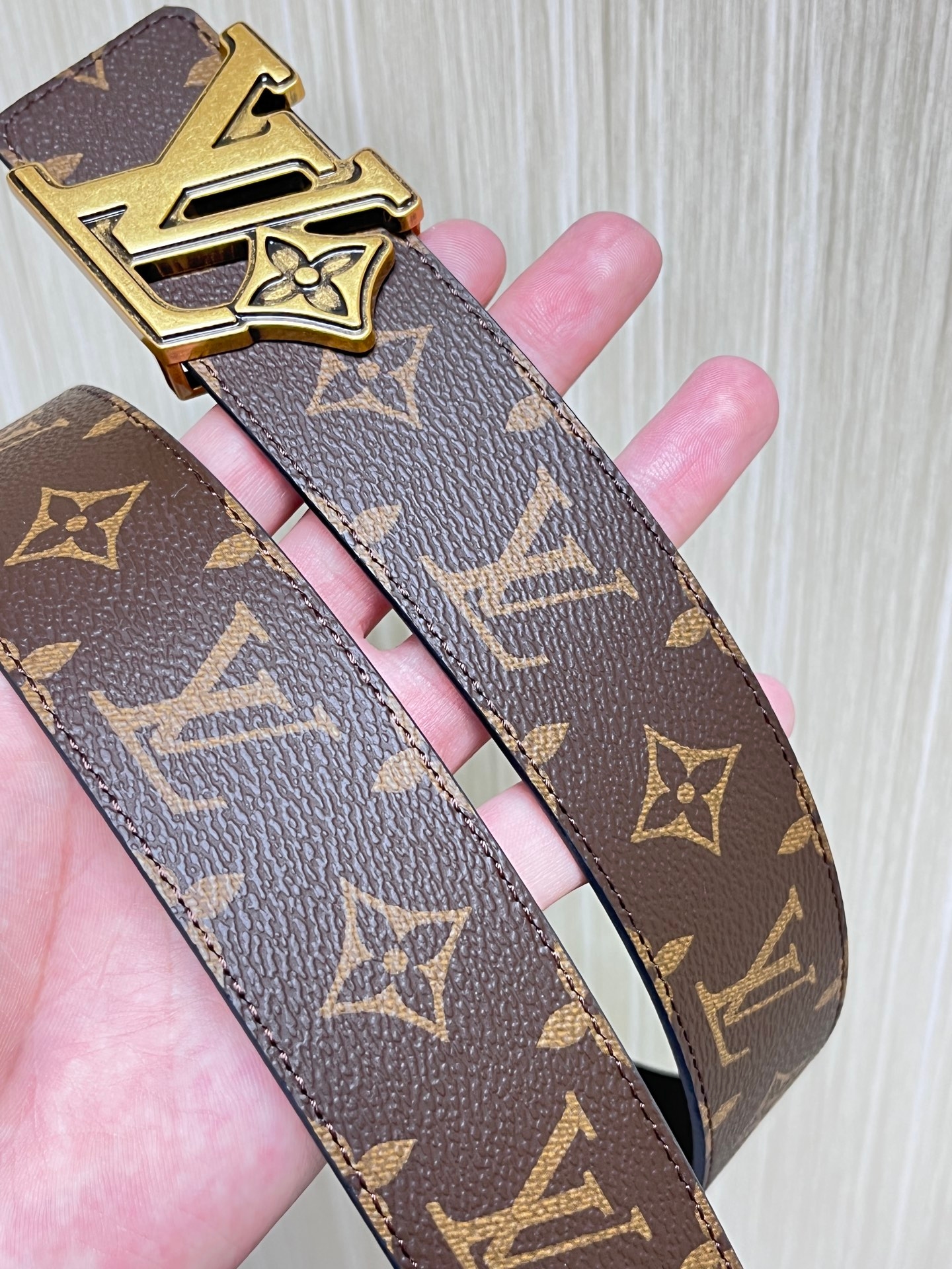 Lv Reversible Belt 40Mm Dual-Sided  Yupoo Lv Belt Brown image 3