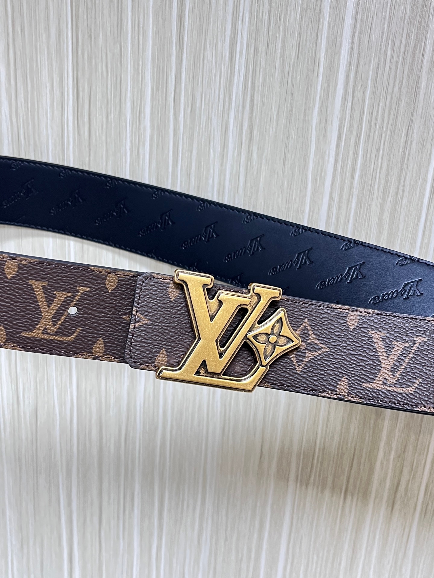 Lv Reversible Belt 40Mm Dual-Sided  Yupoo Lv Belt Brown image 6