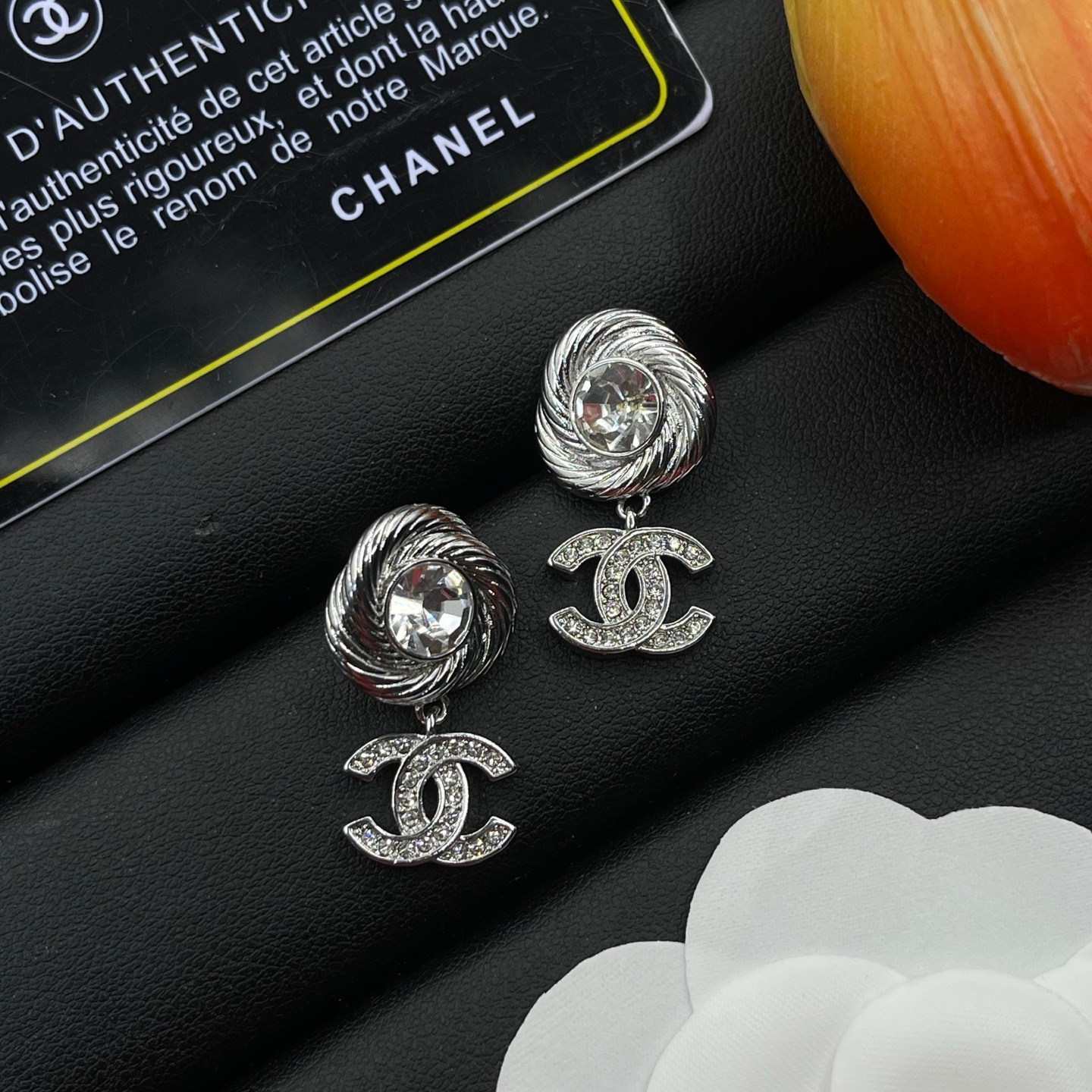 Chanel Stud Earrings Yupoo Jewelry Silver image 2