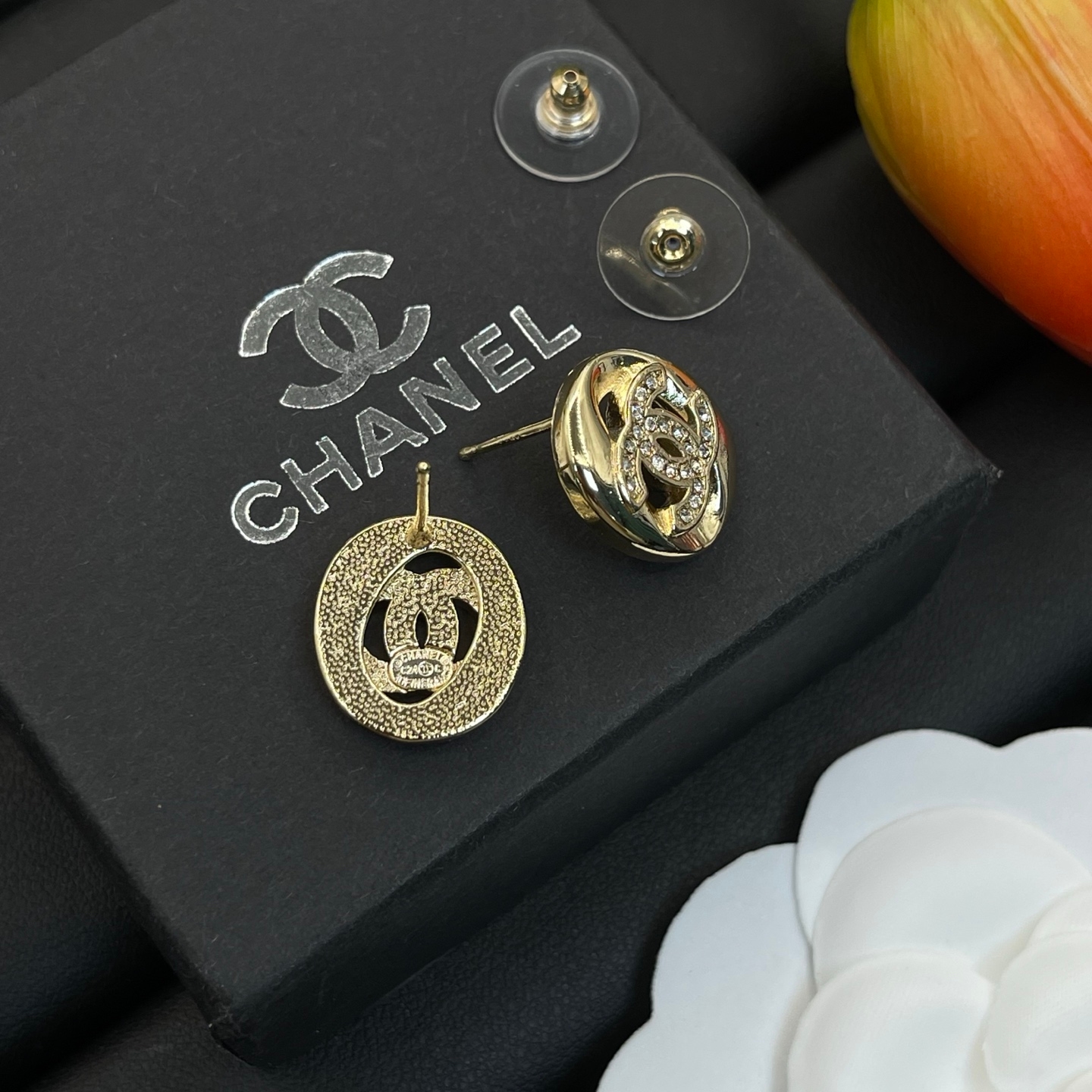 Chanel Stud Earrings Yupoo Jewelry Silver 003 image 4