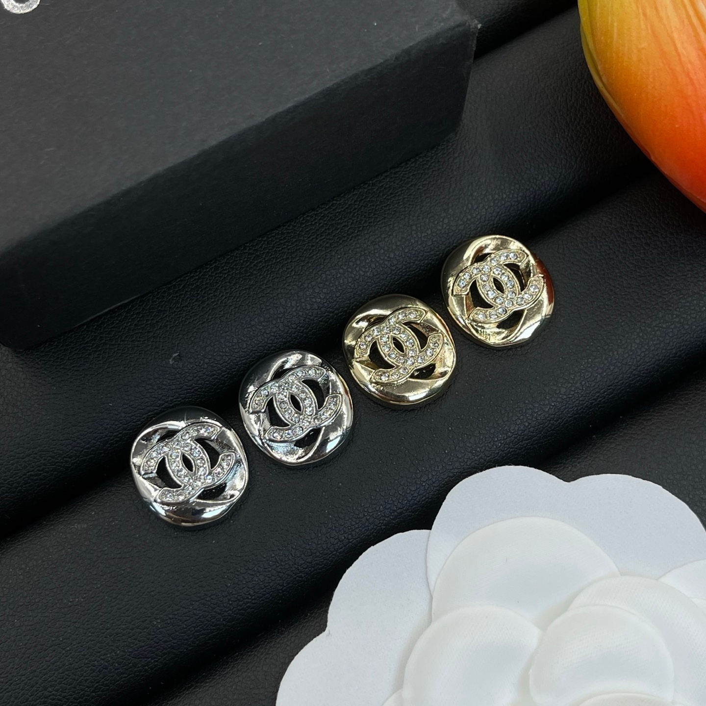 Chanel Stud Earrings Yupoo Jewelry Silver 003 image 7