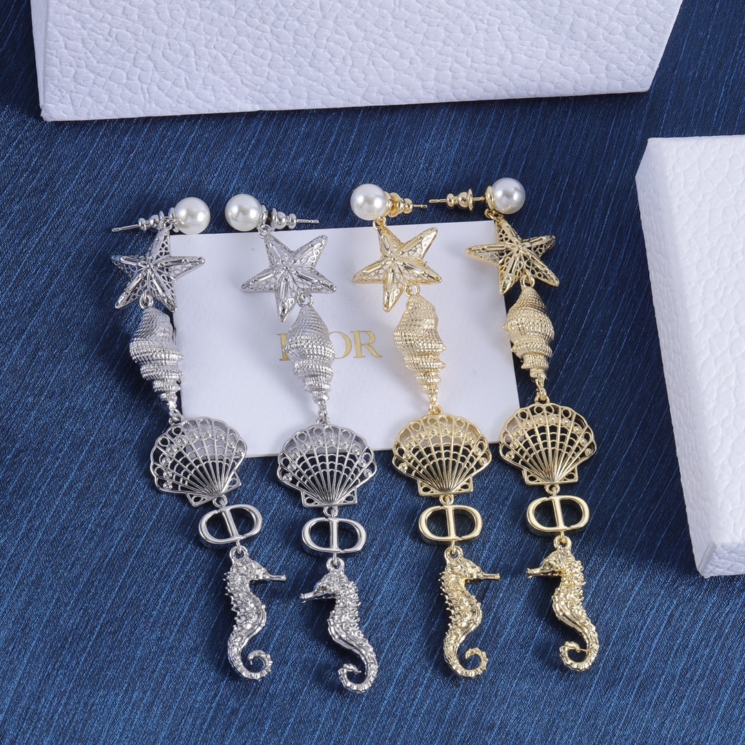 Dior Long  Stud Earrings Yupoo Jewelry image 1