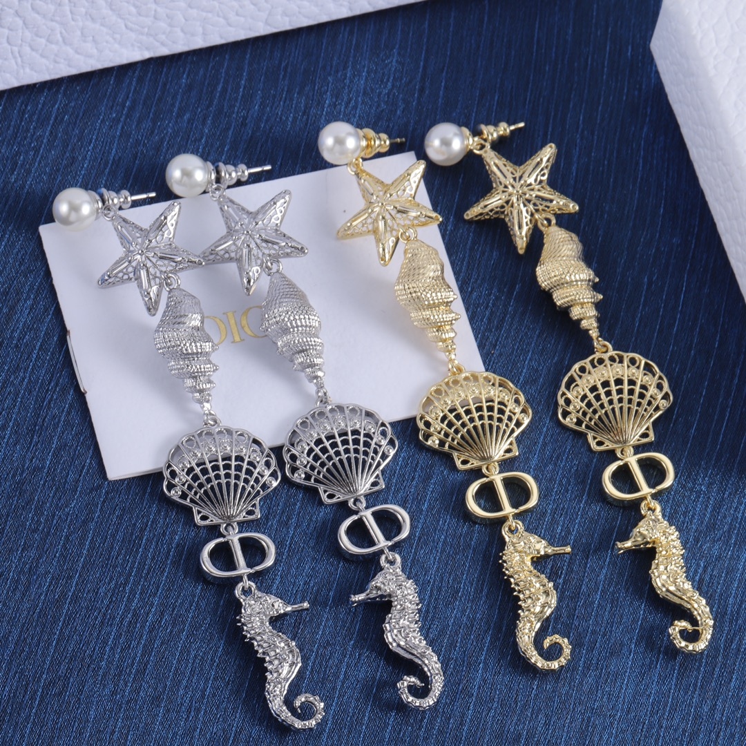 Dior Long  Stud Earrings Yupoo Jewelry image 2