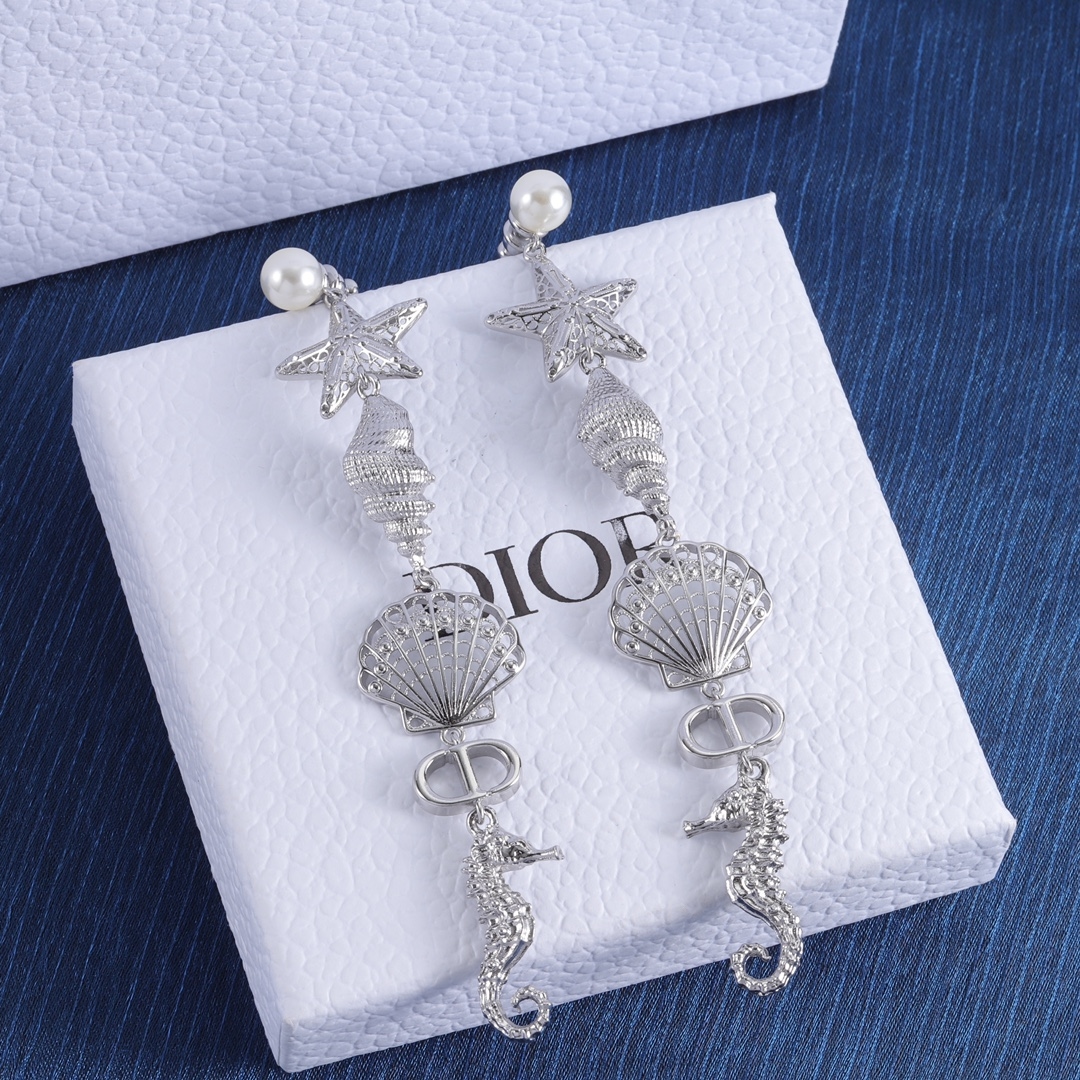Dior Long  Stud Earrings Yupoo Jewelry image 6