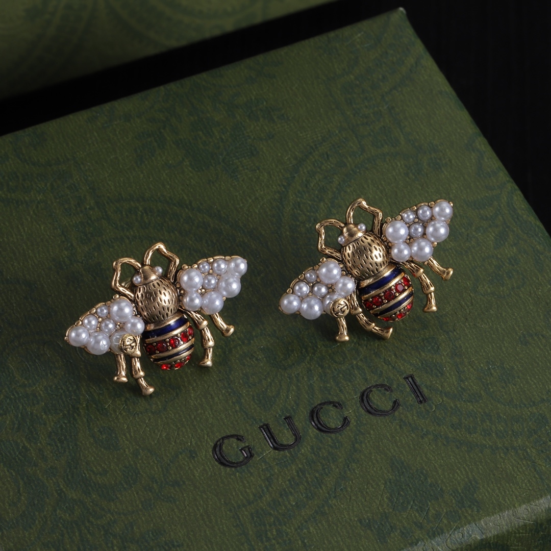 Gucci Stud Earrings Yupoo Lv Jewelry image 1