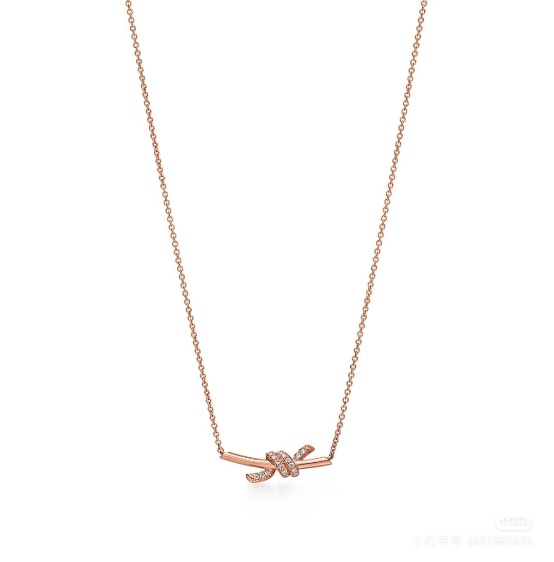 Tiffanys new knot mini Necklace Yupoo Jewelry image 5