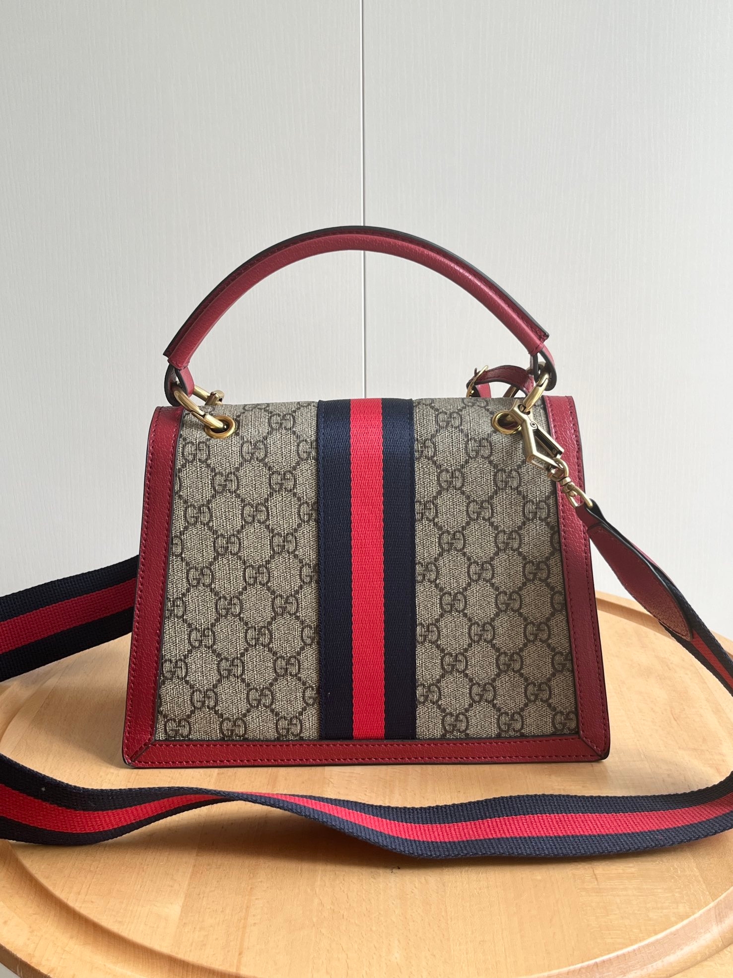 Yupoo Gucci Bags Bee Queen Margaret Handbag Red- 476541 image 3