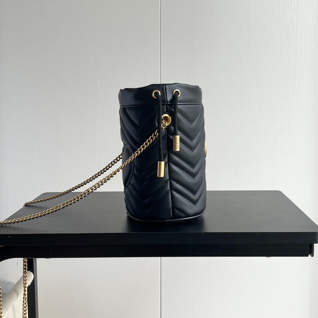 Yupoo Gucci Cowhide Black Crossbody Bag Best Quality - 575163 image 3