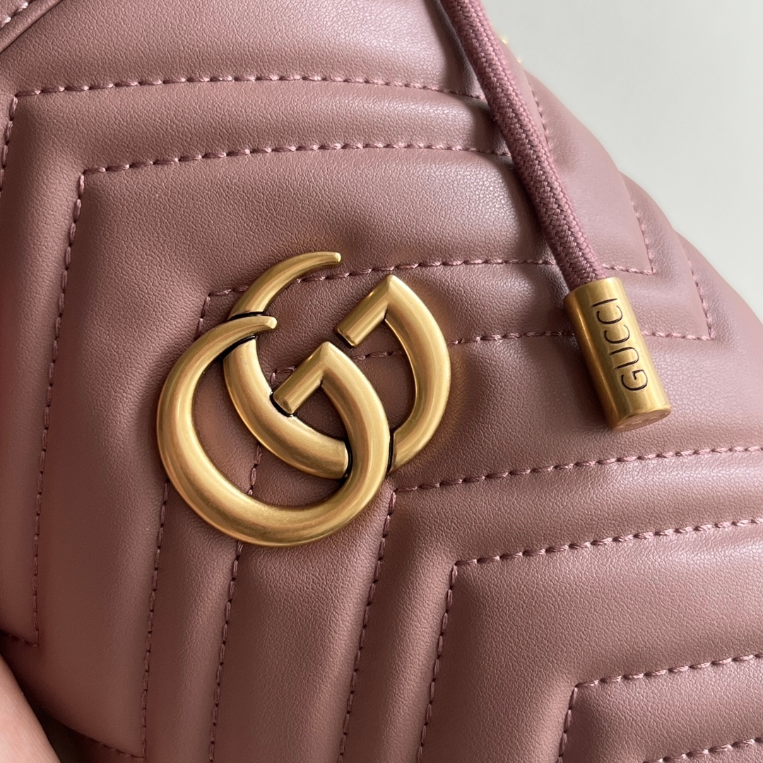 Yupoo Gucci Cowhide Pink Crossbody Bag Best Quality - 575163 image 6