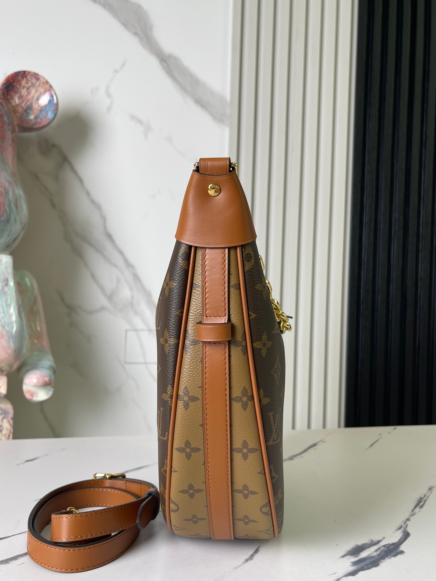 Yupoo bags: LV Marel Moon Bag - Vintage Monogram & Yellow Accents 🌙 image 3