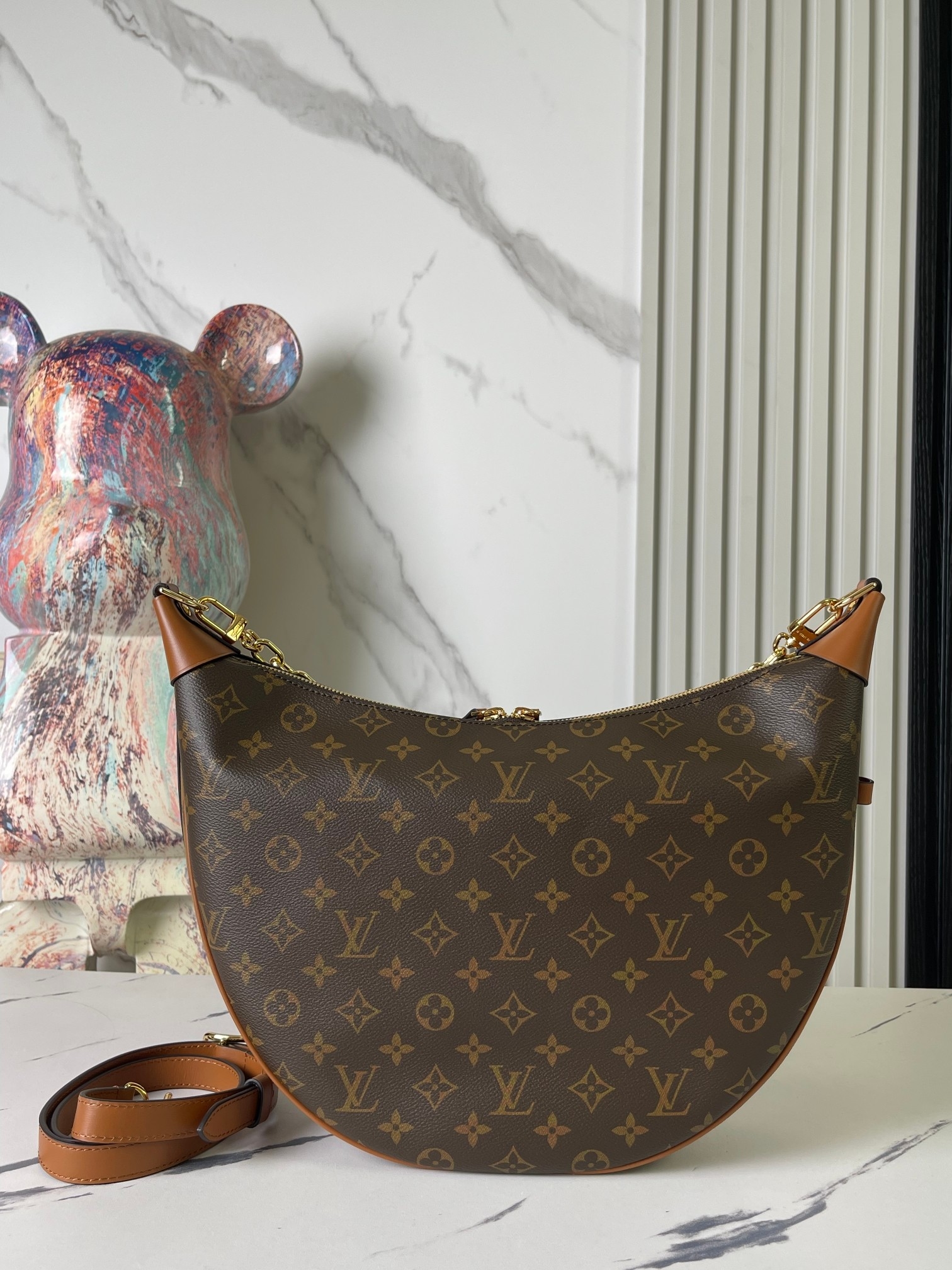 Yupoo bags: LV Marel Moon Bag - Vintage Monogram & Yellow Accents 🌙 image 4