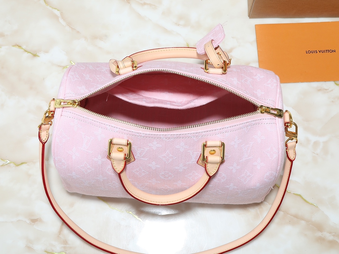 Yupoo Lv Speedy Soft 30 Monogram Denim Yupoo Bags M13344 image 9