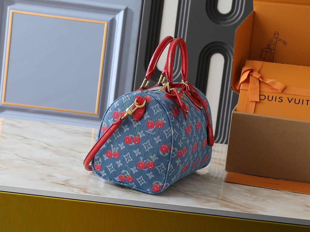 Yupoo Lv Speedy Soft 30 Monogram Denim Yupoo Bags N87627 image 2