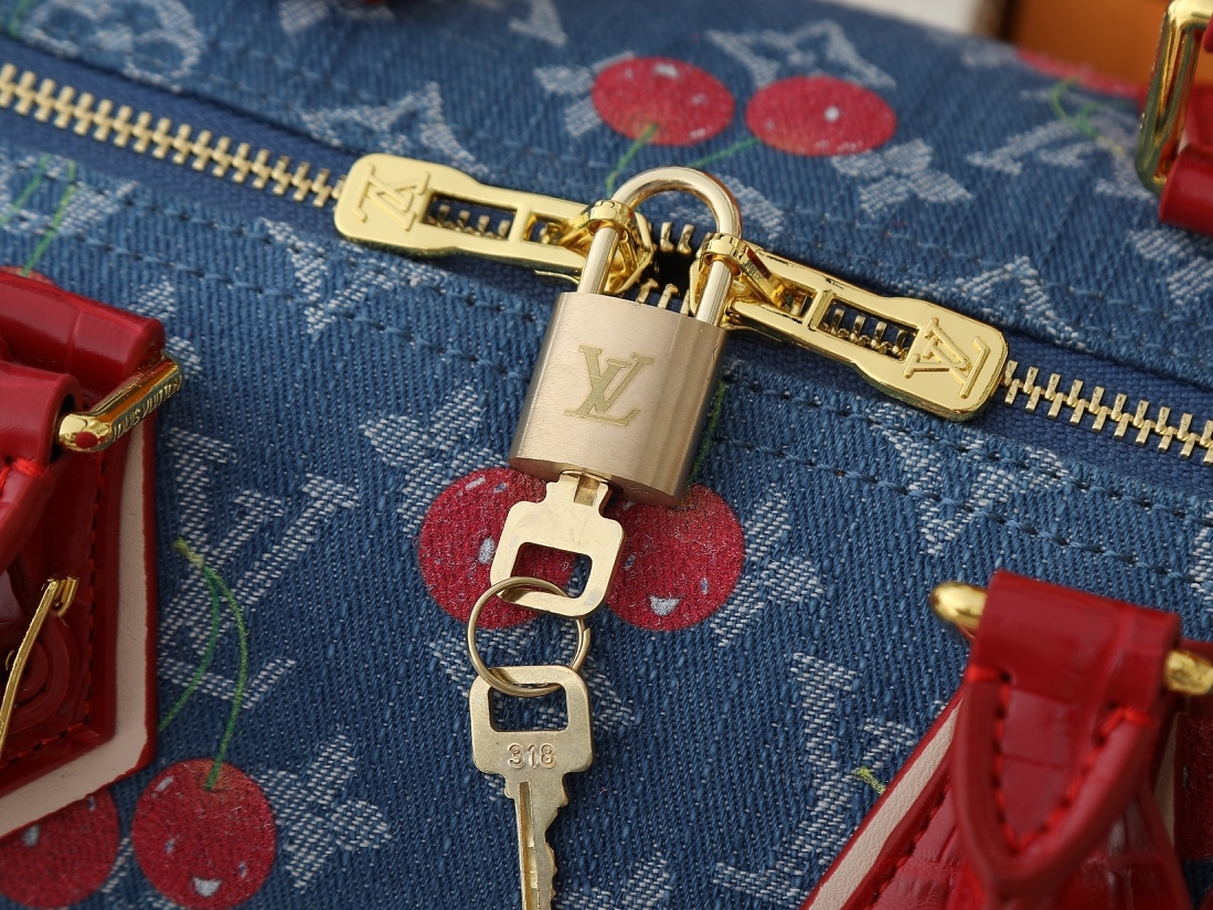 Yupoo Lv Speedy Soft 30 Monogram Denim Yupoo Bags N87627 image 5