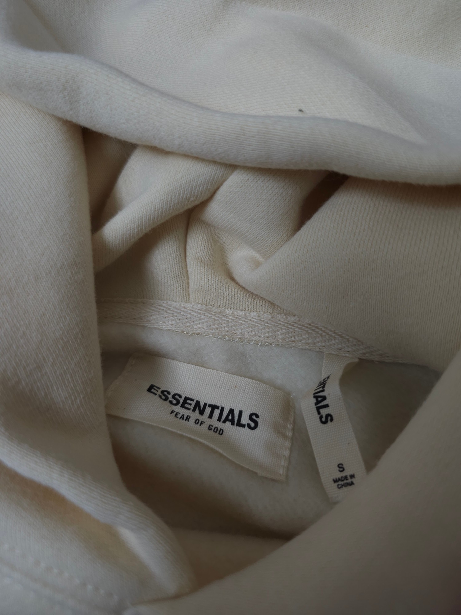 Yupoo Fog Essentials Pullover Hoodie Beige image 4