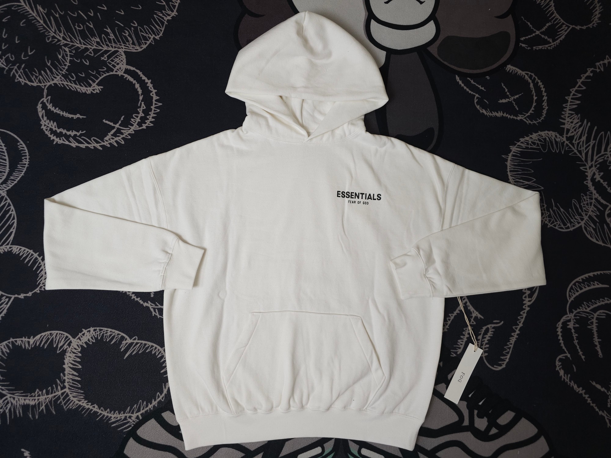 Yupoo Fog Essentials Pullover Hoodie White image 1