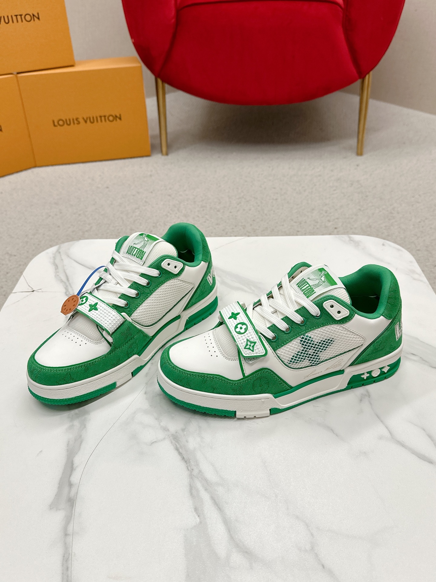 Yupoo shoes: Louis Vuitton LV Trainer Sneakers - Virgil Abloh Inspired image 5