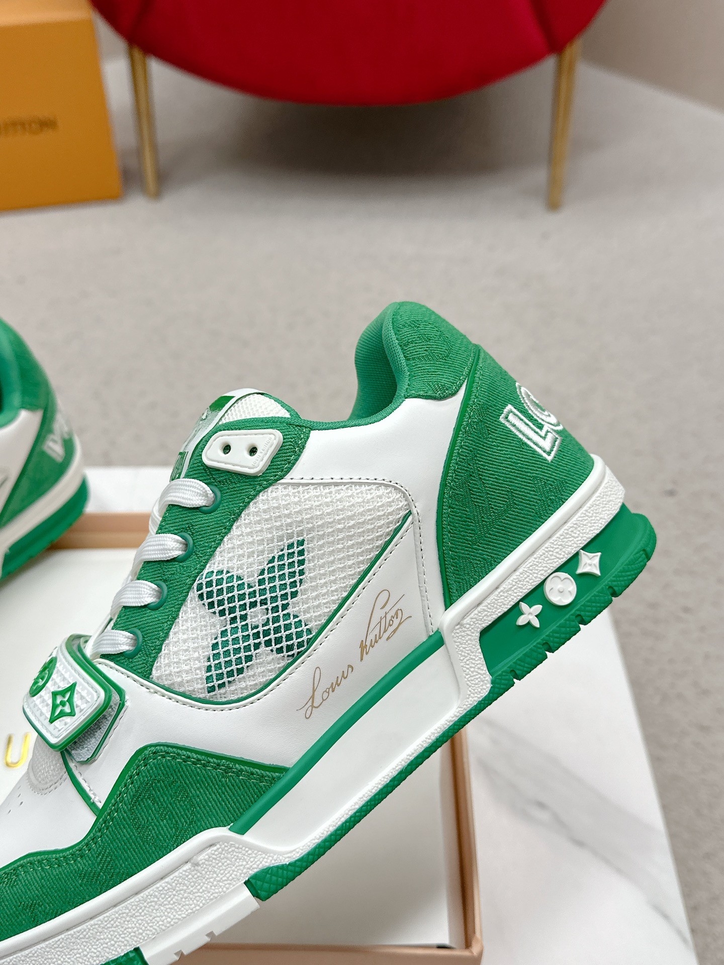 Yupoo shoes: Louis Vuitton LV Trainer Sneakers - Virgil Abloh Inspired image 7