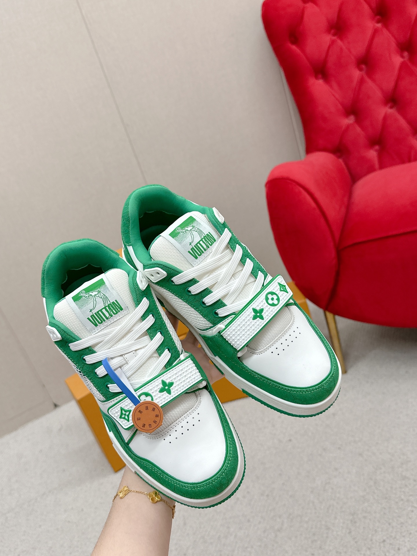 Yupoo shoes: Louis Vuitton LV Trainer Sneakers - Virgil Abloh Inspired image 8