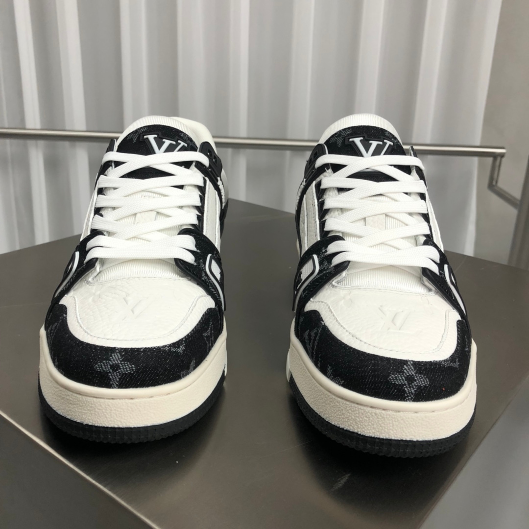 Yupoo Shoes: LV Trainer Sneakers - Monogram Patchwork Leather (Virgil Abloh Inspired) image 2