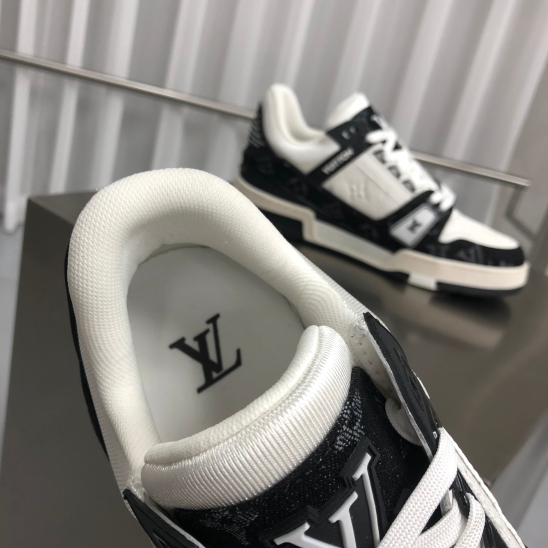 Yupoo Shoes: LV Trainer Sneakers - Monogram Patchwork Leather (Virgil Abloh Inspired) image 8