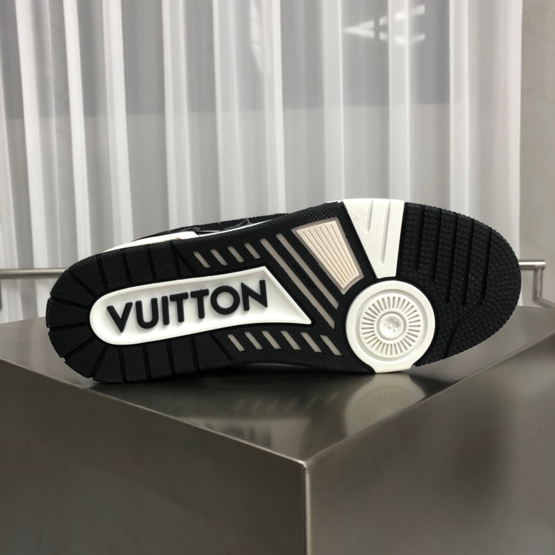 Yupoo Shoes: LV Trainer Sneakers - Monogram Patchwork Leather (Virgil Abloh Inspired) image 9
