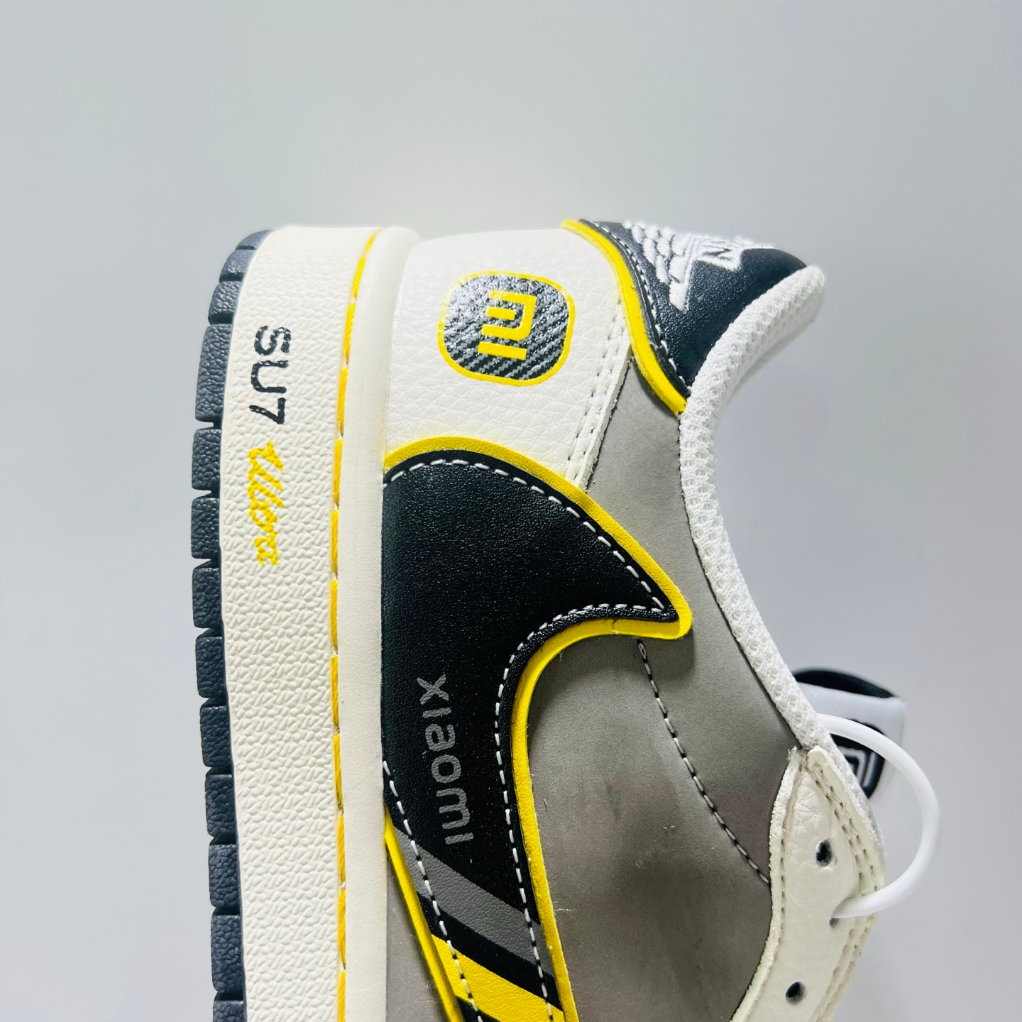 Yupoo Shoes: Travis Scott × AJ1 Low x Xiaomi Su7 - Grey/Black Custom 👟 image 9