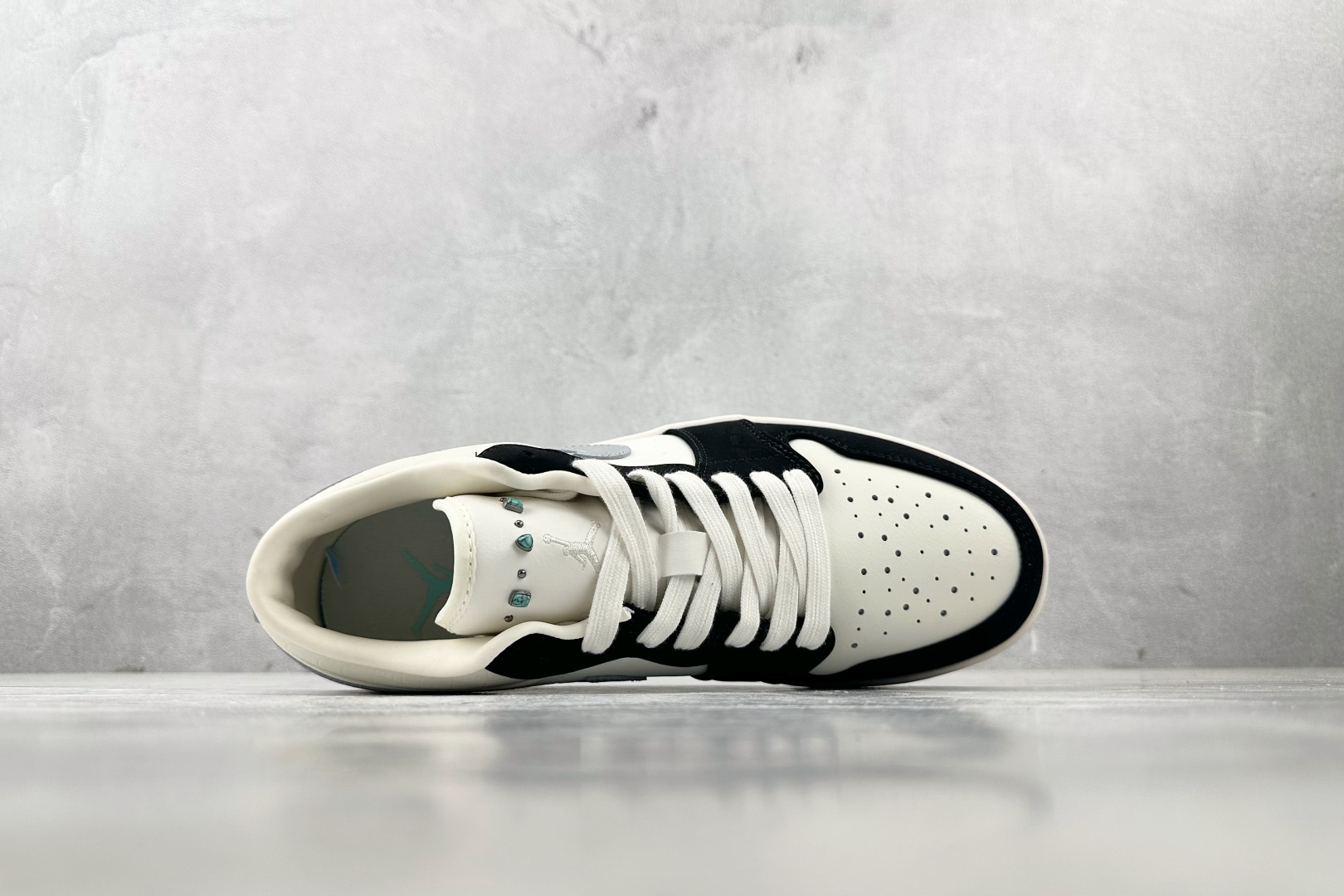 Yupoo Air Jordan 1 Low "White Grey Black"👟 image 3