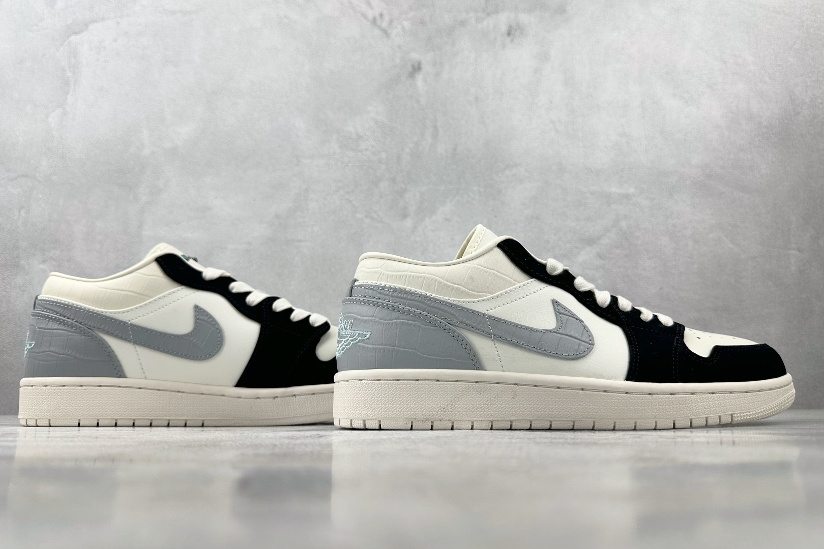 Yupoo Air Jordan 1 Low "White Grey Black"👟 image 6