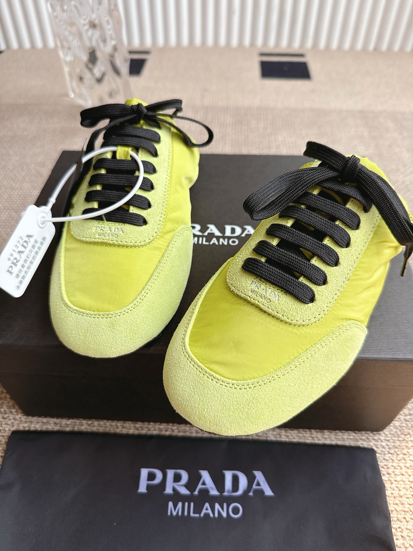 Yupoo Prada | Ballet Trainer - Suede & Lambskin Comfort 👟 image 7